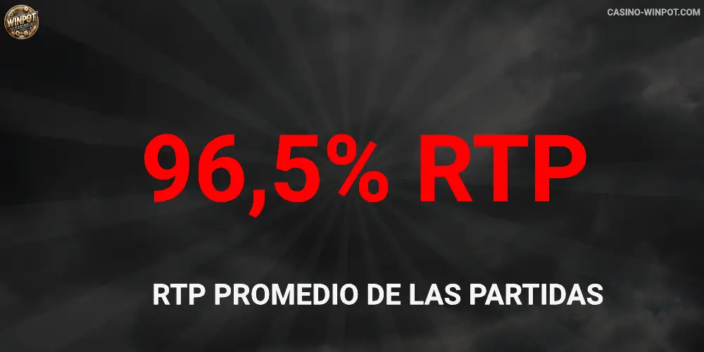 RTP promedio de las partidas Winpot