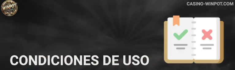 Condiciones de uso WINPOT